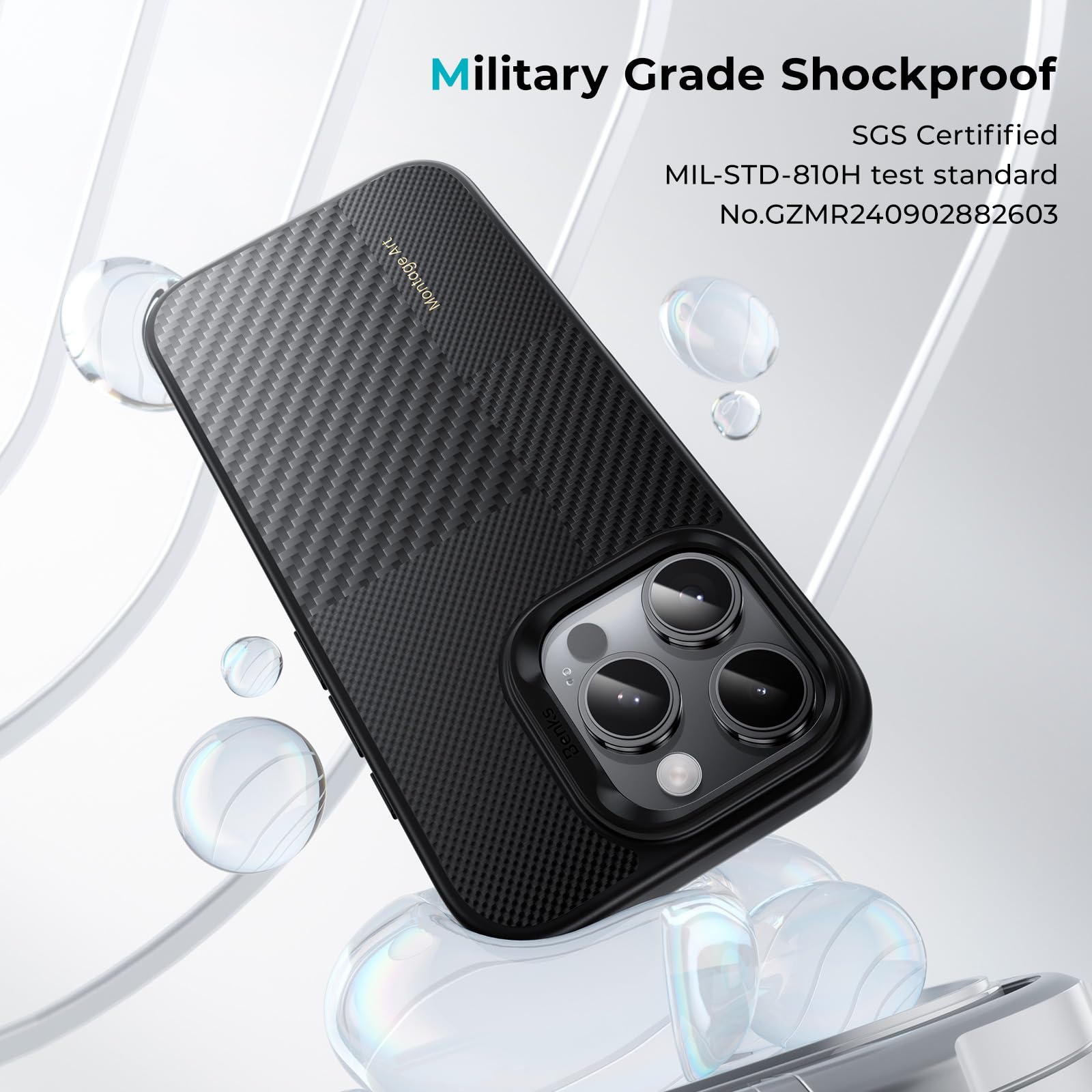 Foto 7 pulgar | Funda Benks Montage Armorpro Para Iphone 16 Pro Max Con Magsafe - Venta Internacional.