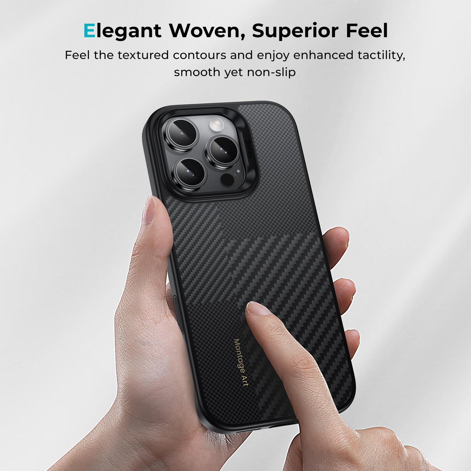 Foto 8 pulgar | Funda Benks Montage Armorpro Para Iphone 16 Pro Max Con Magsafe - Venta Internacional.