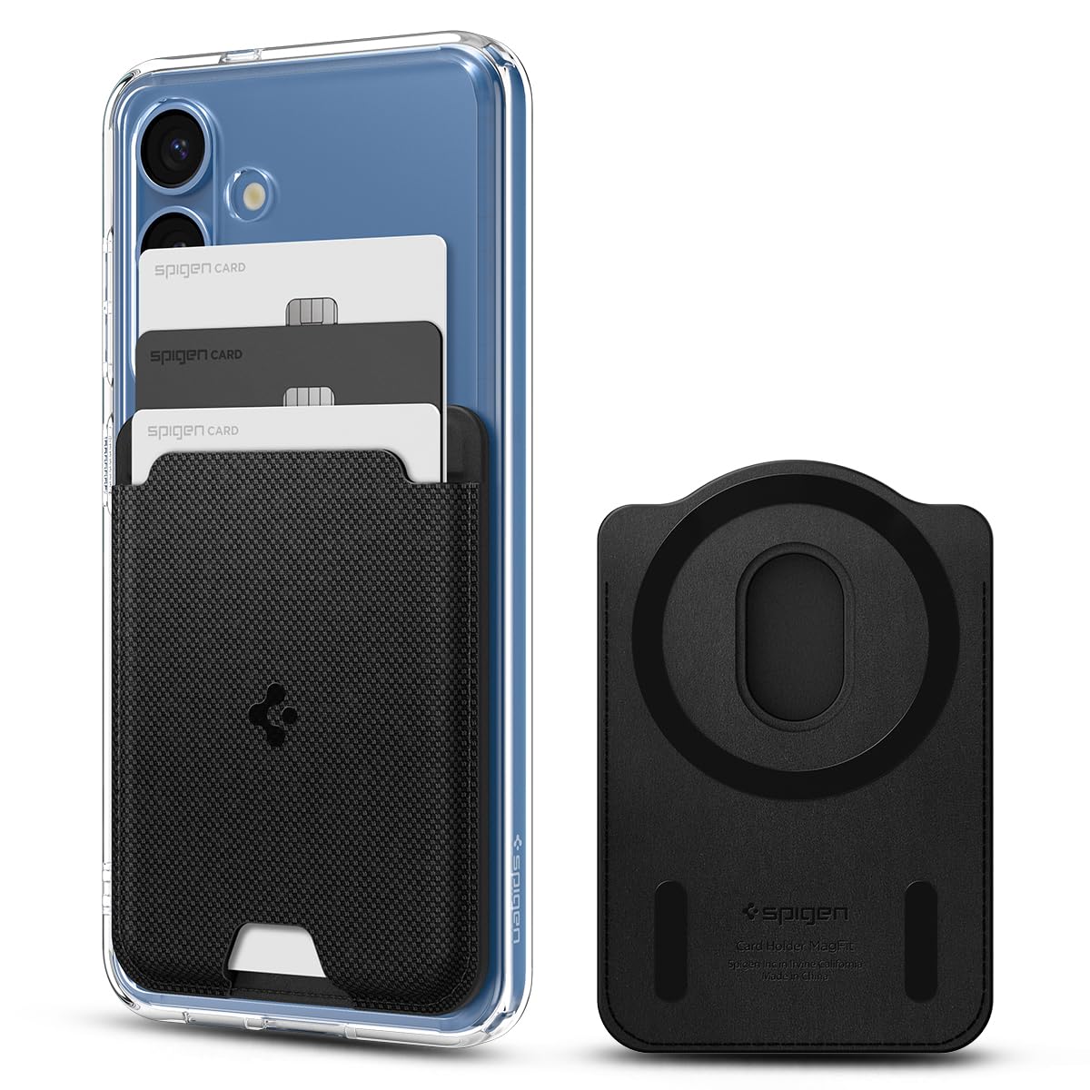Tarjetero Magnético Spigen Magfit Para Galaxy S25 - Venta Internacional.