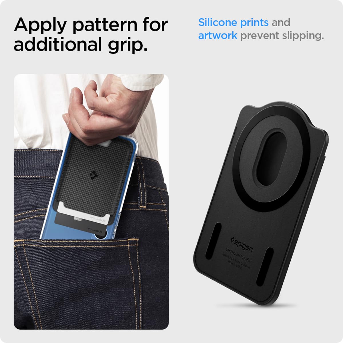 Foto 7 pulgar | Tarjetero Magnético Spigen Magfit Para Galaxy S25 - Venta Internacional.