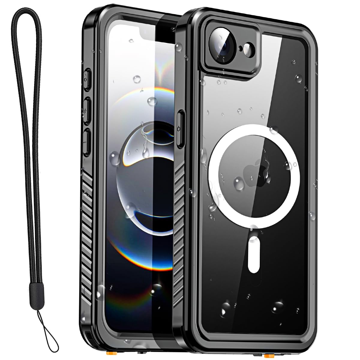 Funda Aicase Para Iphone 16e, Impermeable Y Transparente Con Magsafe - Venta Internacional.