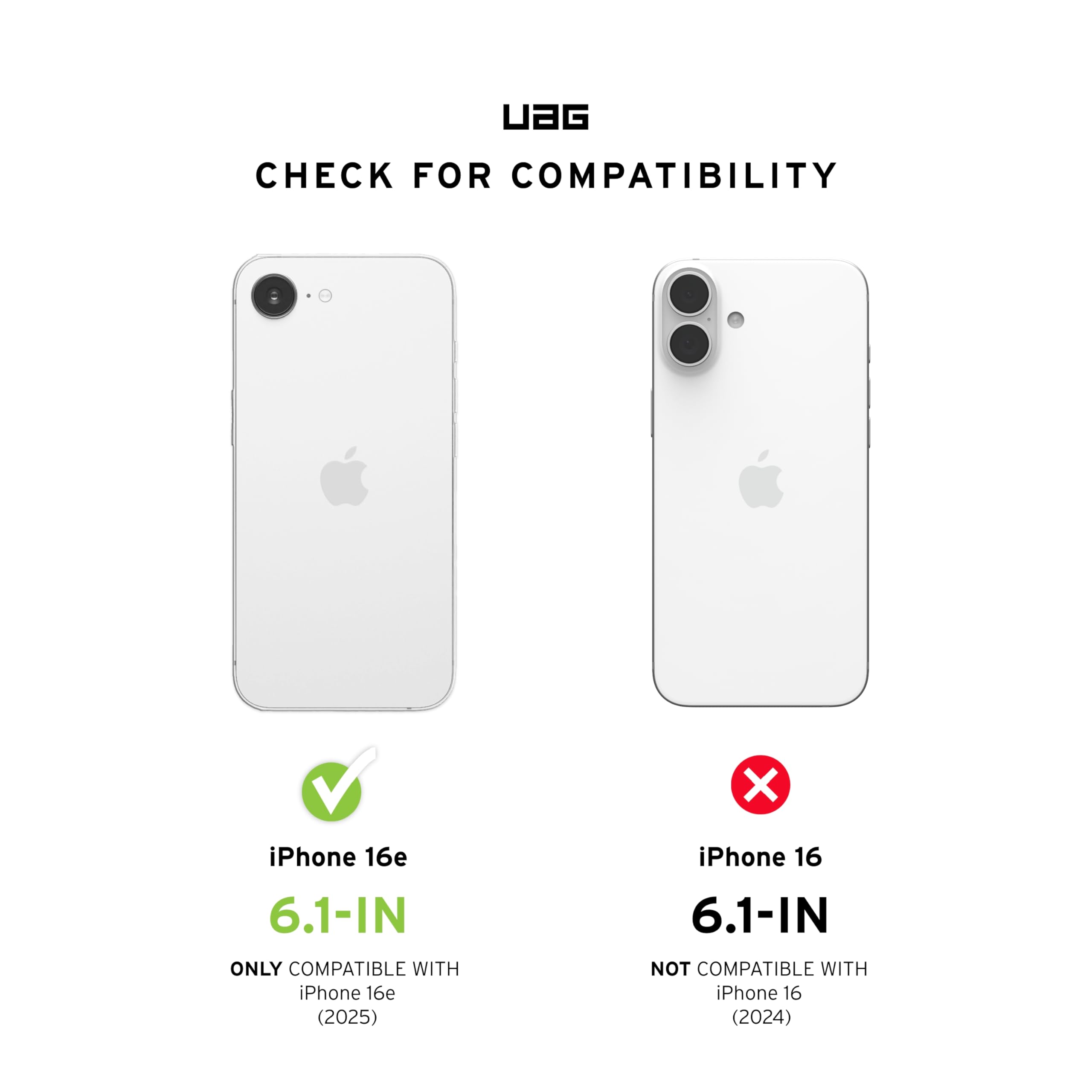 Foto 2 | Funda Para Teléfono Urban Armor Gear Uag Essential Armor Iphone 16e - Venta Internacional.