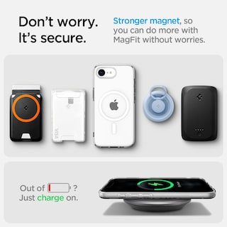 Foto 6 | Funda Magfit De Cristal Líquido Spigen Para Iphone 16e, Color Blanco Transparente - Venta Internacional.
