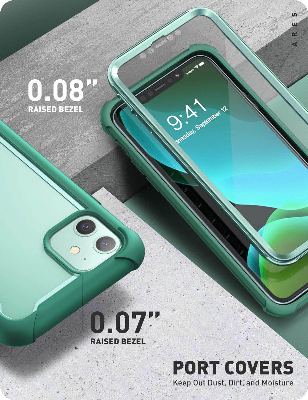Foto 5 | Funda De Teléfono I-blason Ares Para Iphone 11 De 6.1 Pulgadas Con Protector De Pantalla - Venta Internacional.
