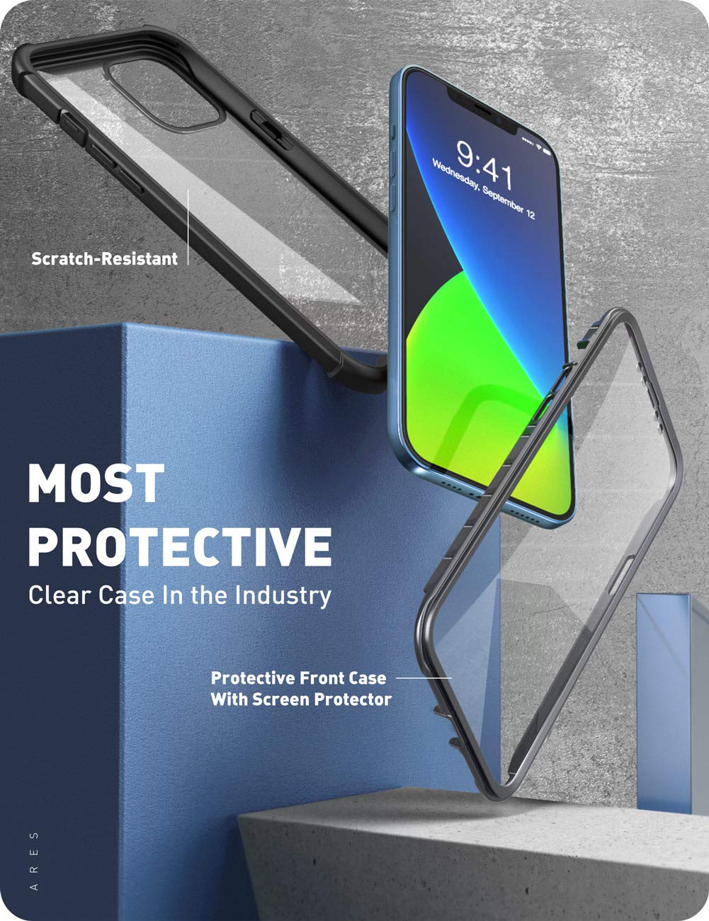 Foto 3 pulgar | Funda De Teléfono I-blason Ares Para Iphone 12 Pro Max De 6.7 Pulgadas (2020) - Venta Internacional.