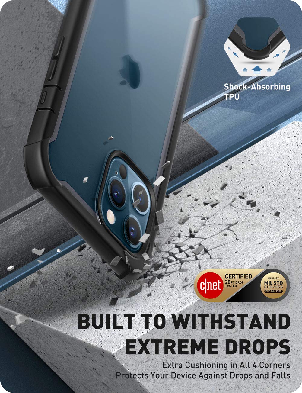Foto 5 pulgar | Funda De Teléfono I-blason Ares Para Iphone 12 Pro Max De 6.7 Pulgadas (2020) - Venta Internacional.