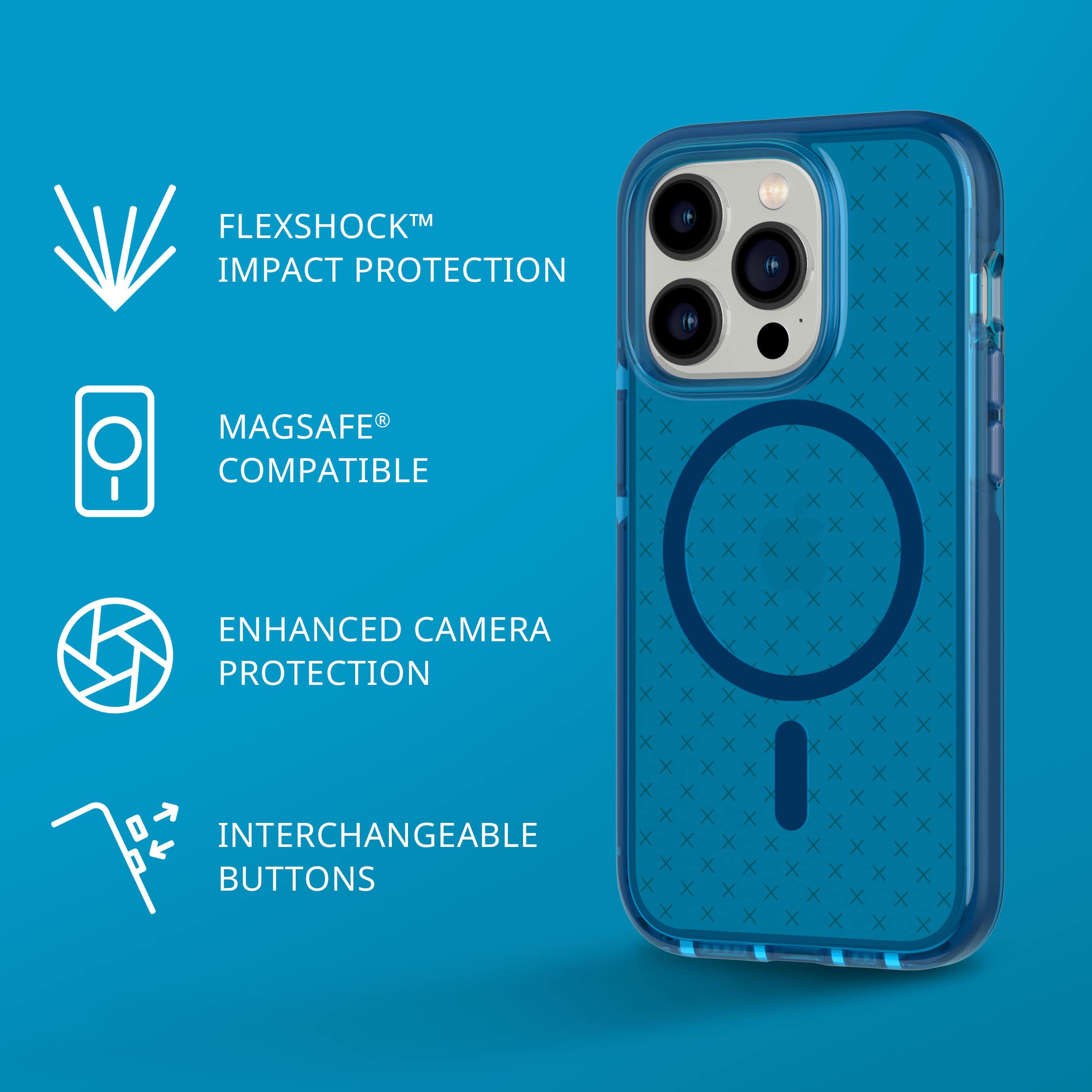 Foto 2 | Funda Tech21 Para Iphone 14 Pro Evo Check Con Magsafe  - Venta Internacional.