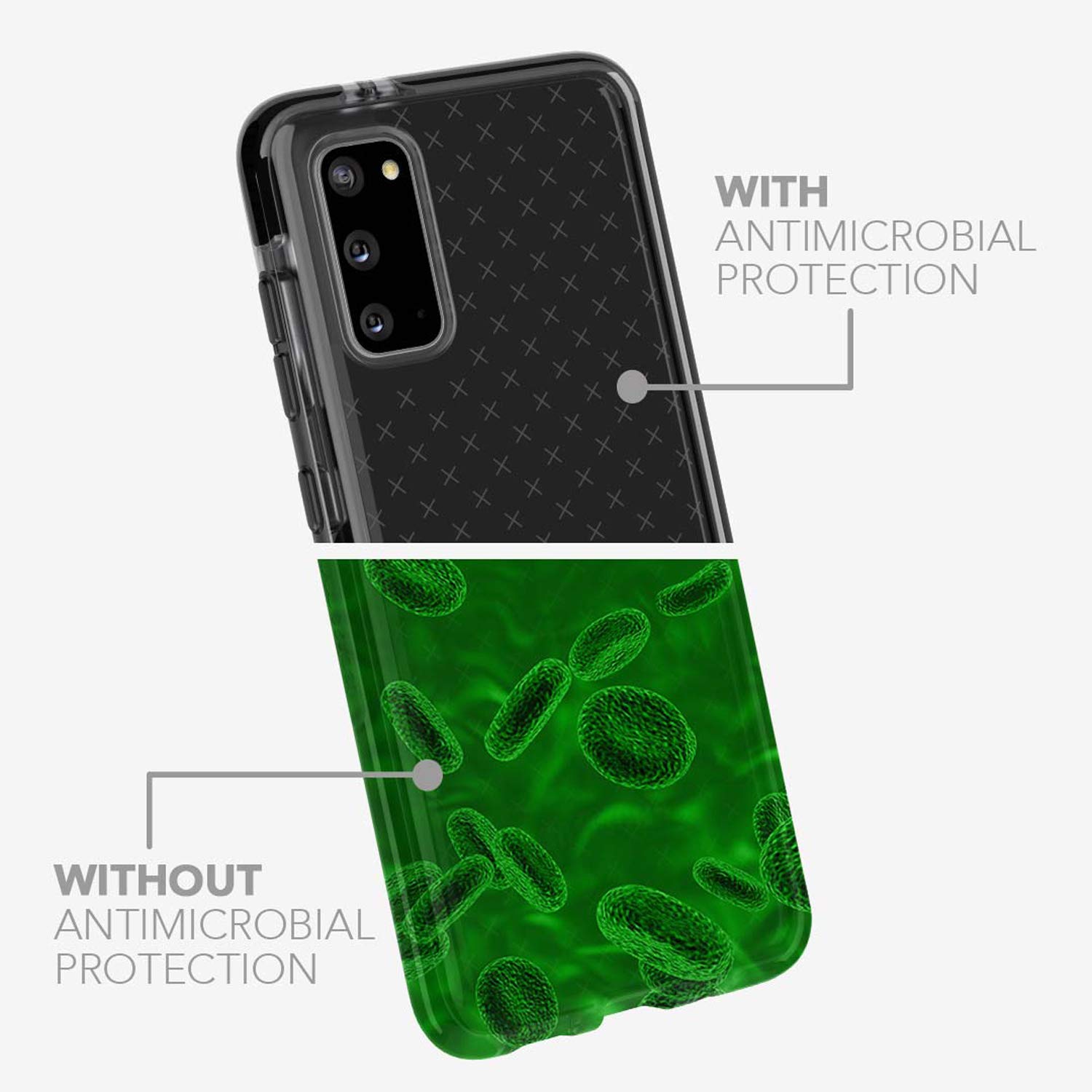 Foto 3 pulgar | Funda De Teléfono Tech21 Evo Check Para Samsung Galaxy S20 5g - Venta Internacional.