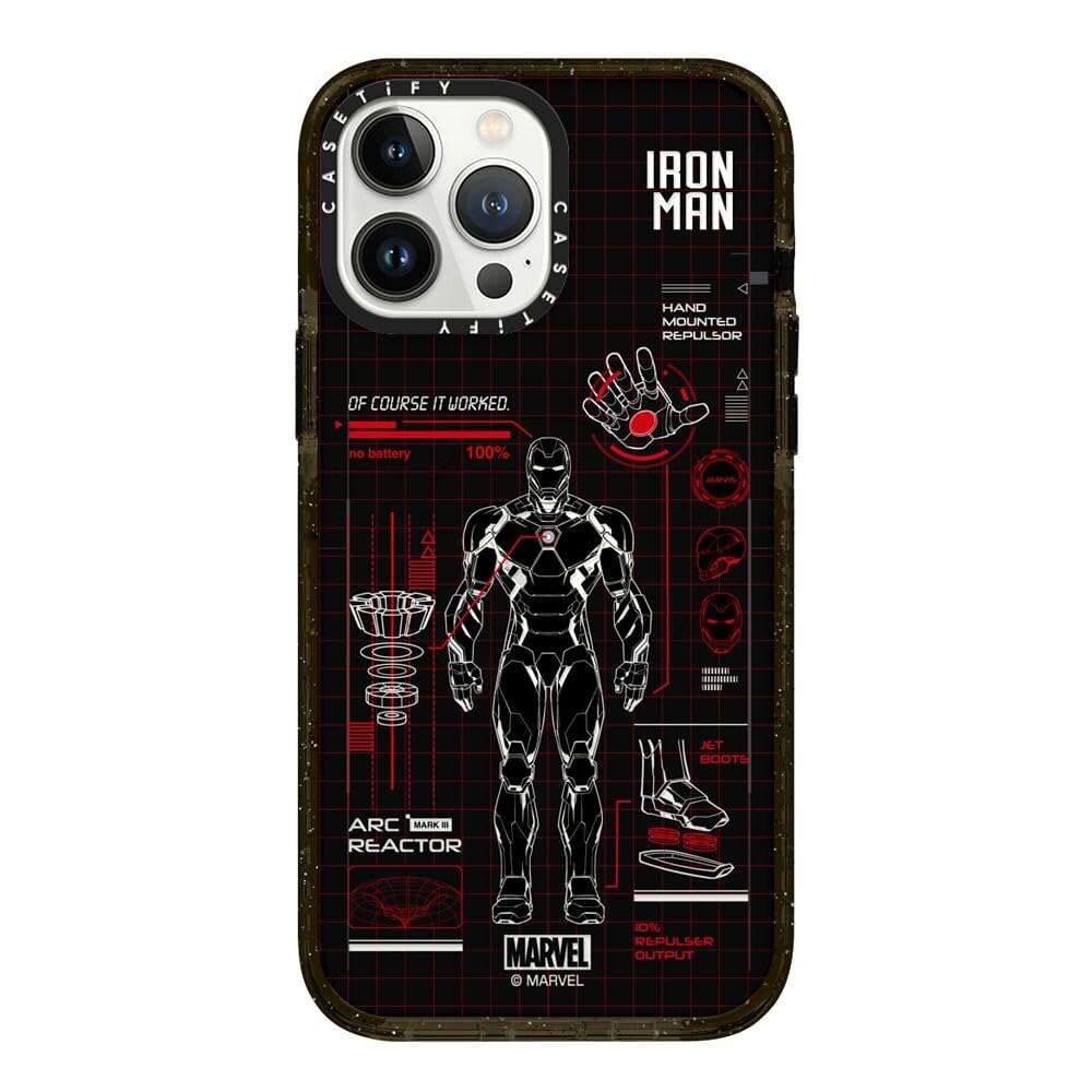 Foto 2 pulgar | Funda Para Teléfono, Tify Impact, Iphone 13 Pro Max, Iron Man, Azul - Venta Internacional.