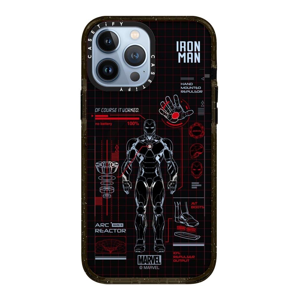 Foto 3 pulgar | Funda Para Teléfono, Tify Impact, Iphone 13 Pro Max, Iron Man, Azul - Venta Internacional.