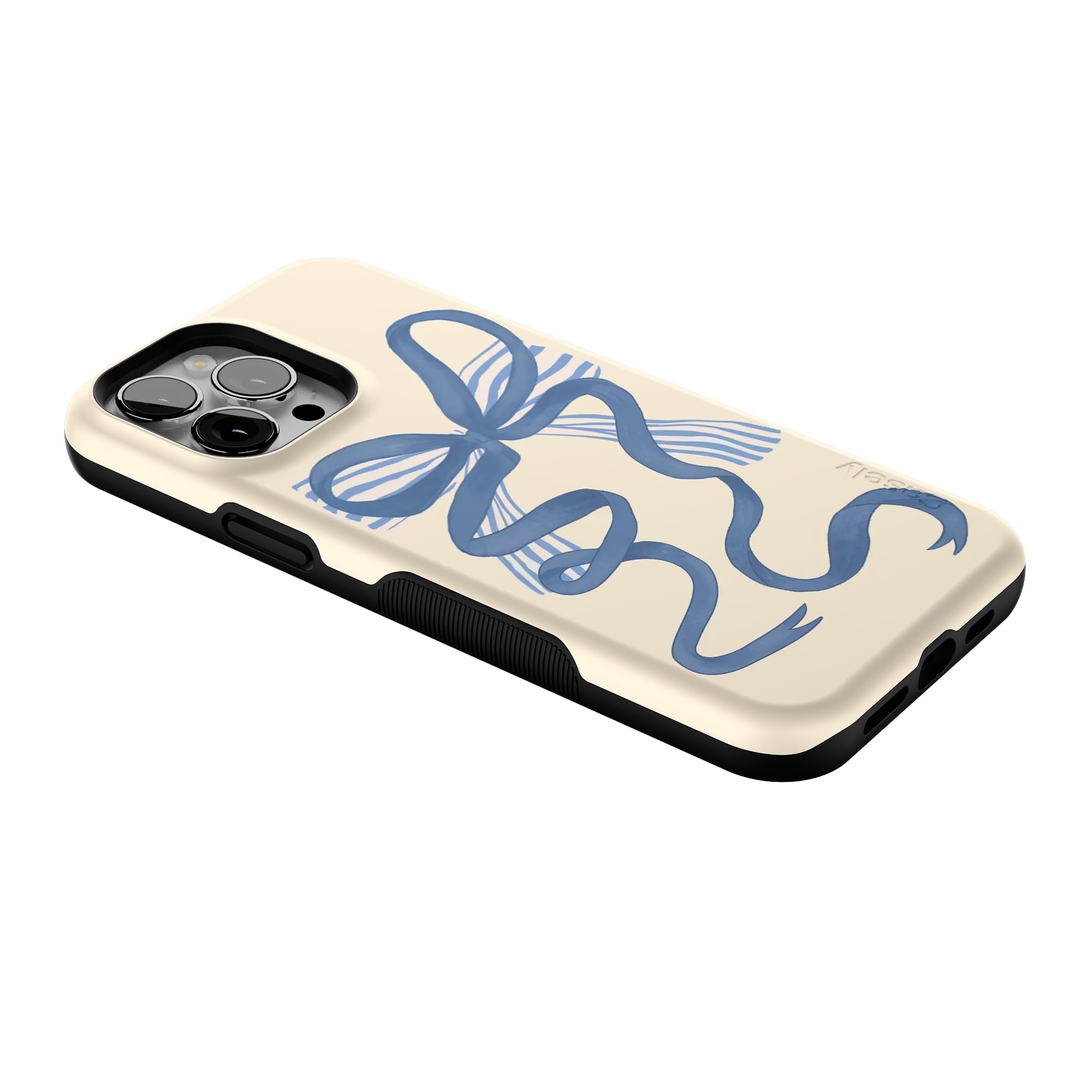 Foto 8 pulgar | Funda Para Teléfono Casely Heartstrings Blue Bow Para Iphone 13 Pro Max - Venta Internacional.