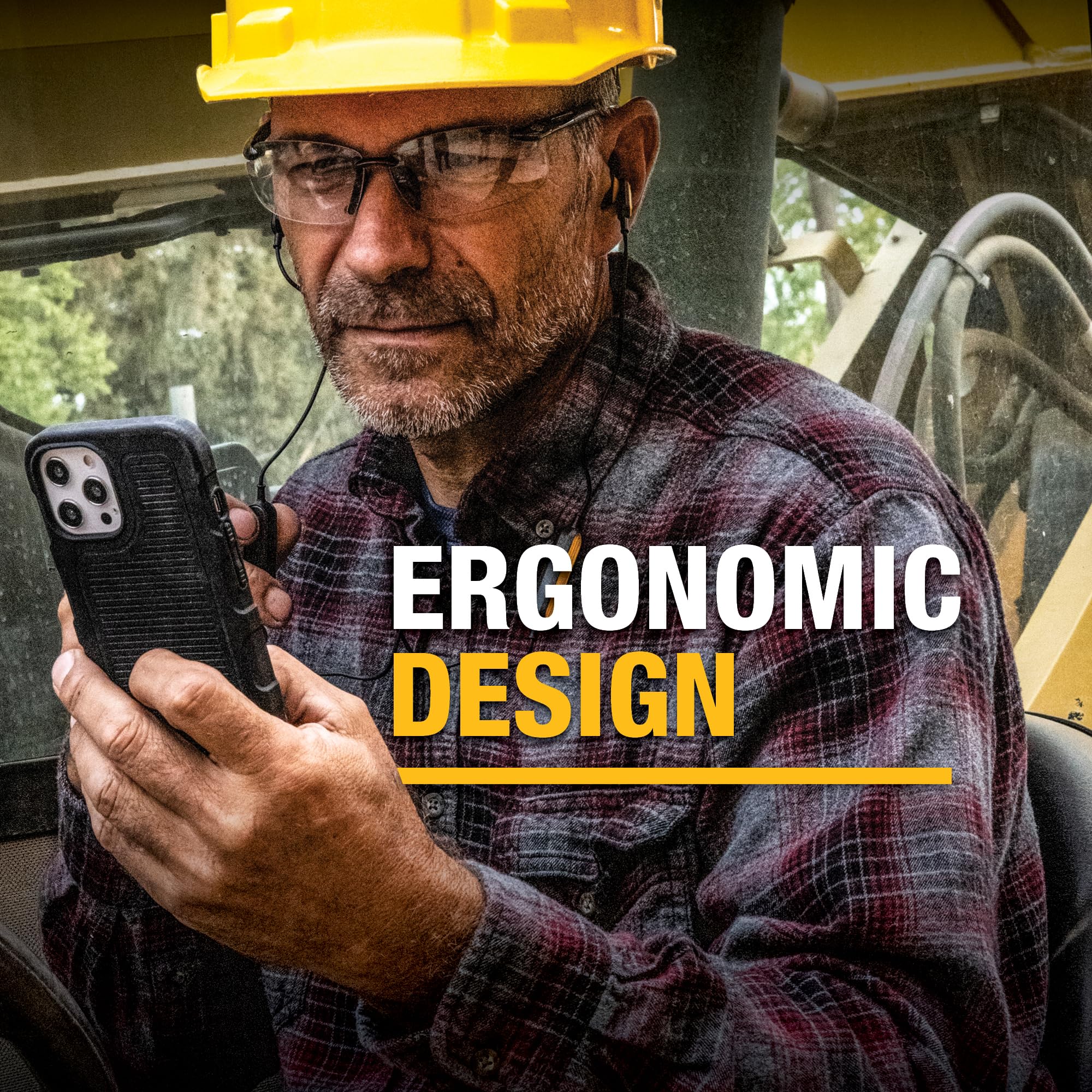 Foto 5 pulgar | Funda De Teléfono Dewalt Heavy Duty Magnetic Para Iphone 15 Pro, Color Negro - Venta Internacional.