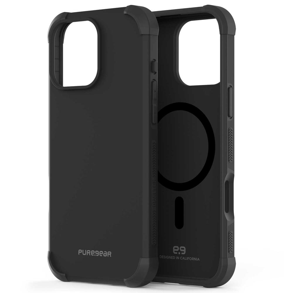 Foto 3 pulgar | . Funda Puregear Dualtek Mag Para Iphone 16 Pro Negra Compatible Con Magsafe