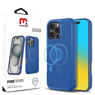 Foto 8 | Funda Mybat Fuse Con Magsafe para iPhone 16 Pro Azul