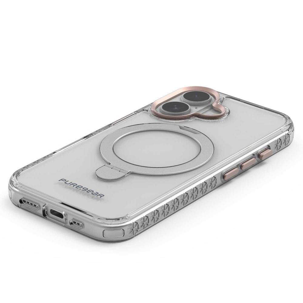 Foto 5 pulgar | . Funda Puregear Slimshell Kik Mag Para Iphone 16 Plus Transp Rosa Compatible Con Magsafe