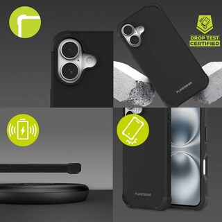 Foto 8 | . Funda Puregear Dualtek Para Iphone 16 Negra