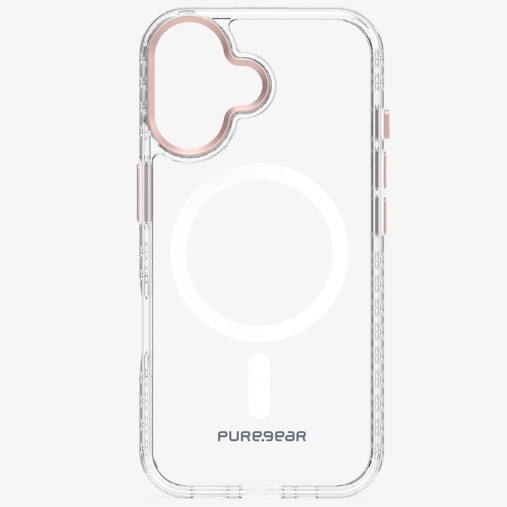 Foto 3 pulgar | . Funda Puregear Slimshell Plus Mag Para Iphone 16 Plus Transp Rosa Compatible Con Magsafe
