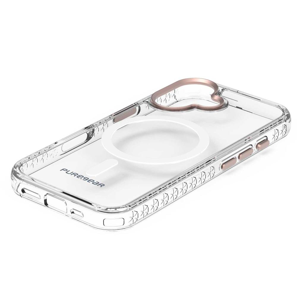 Foto 4 pulgar | . Funda Puregear Slimshell Plus Mag Para Iphone 16 Plus Transp Rosa Compatible Con Magsafe