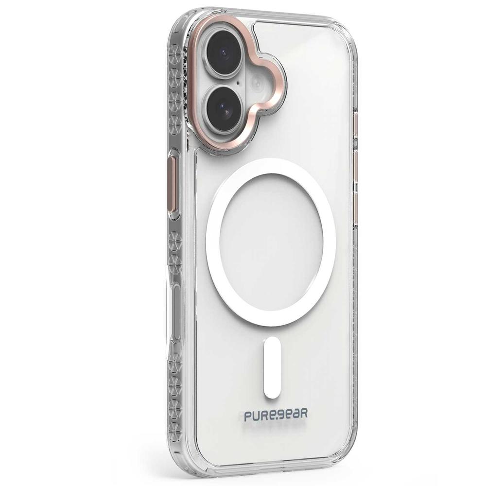 Foto 5 pulgar | . Funda Puregear Slimshell Plus Mag Para Iphone 16 Plus Transp Rosa Compatible Con Magsafe