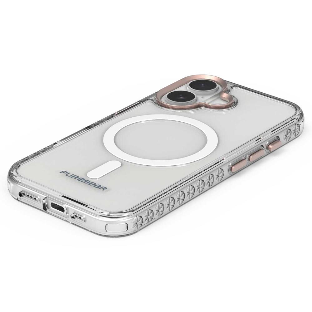 Foto 7 pulgar | . Funda Puregear Slimshell Plus Mag Para Iphone 16 Plus Transp Rosa Compatible Con Magsafe