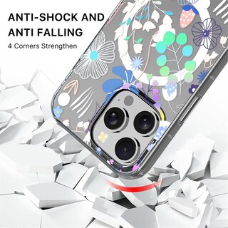 Foto 3 | . Funda Mybat Mood Con Magsafe Para Iphone 16 Pro - Flores