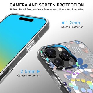 Foto 4 | . Funda Mybat Mood Con Magsafe Para Iphone 16 Pro - Flores
