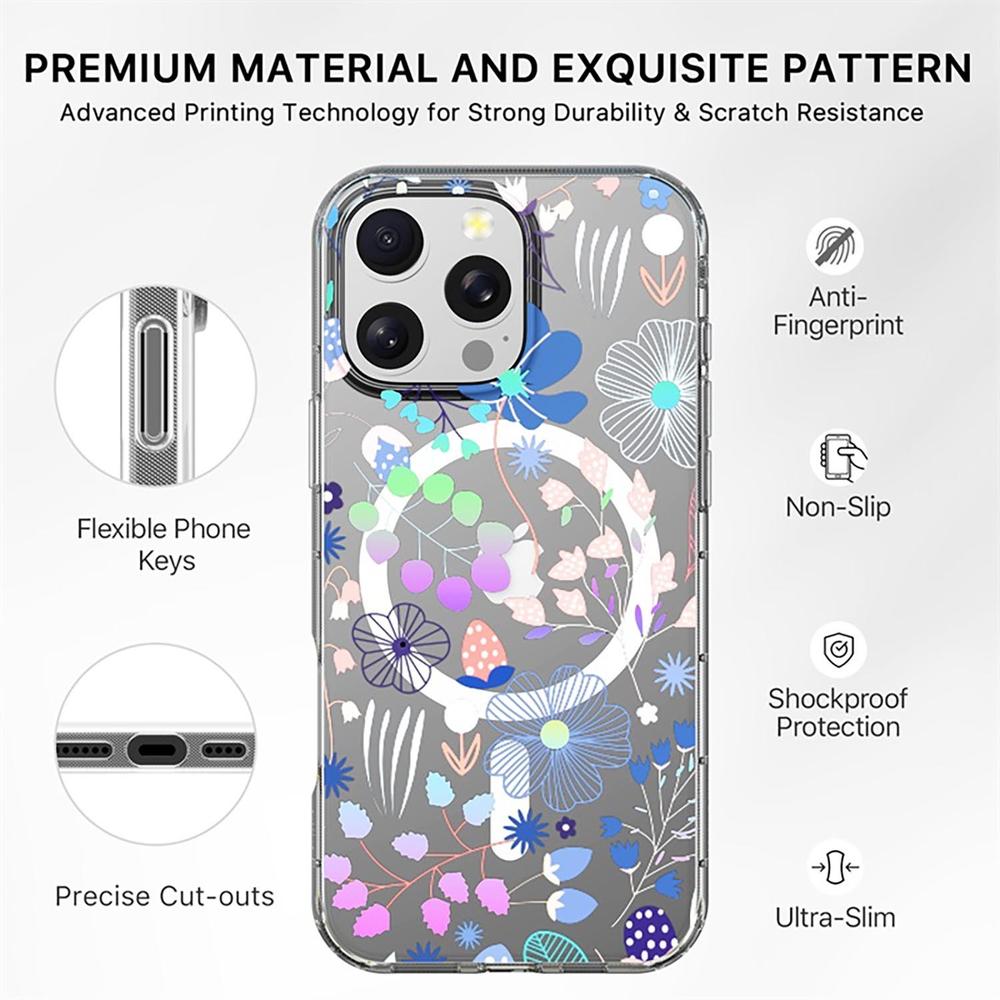 Foto 7 | . Funda Mybat Mood Con Magsafe Para Iphone 16 Pro - Flores