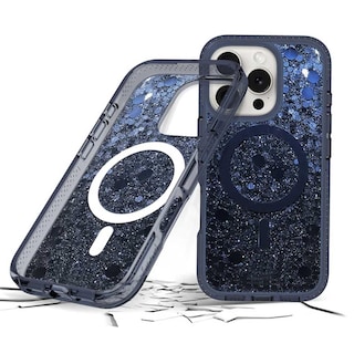 Foto 2 | . Funda Prodigee Popstar Mag Para Iphone 16 Pro Max Azul Brillos