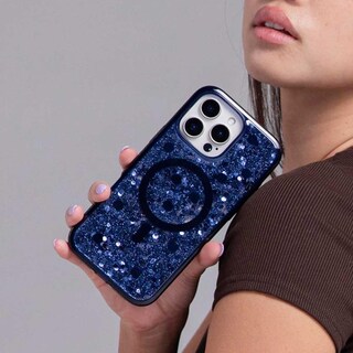 Foto 6 | . Funda Prodigee Popstar Mag Para Iphone 16 Pro Max Azul Brillos