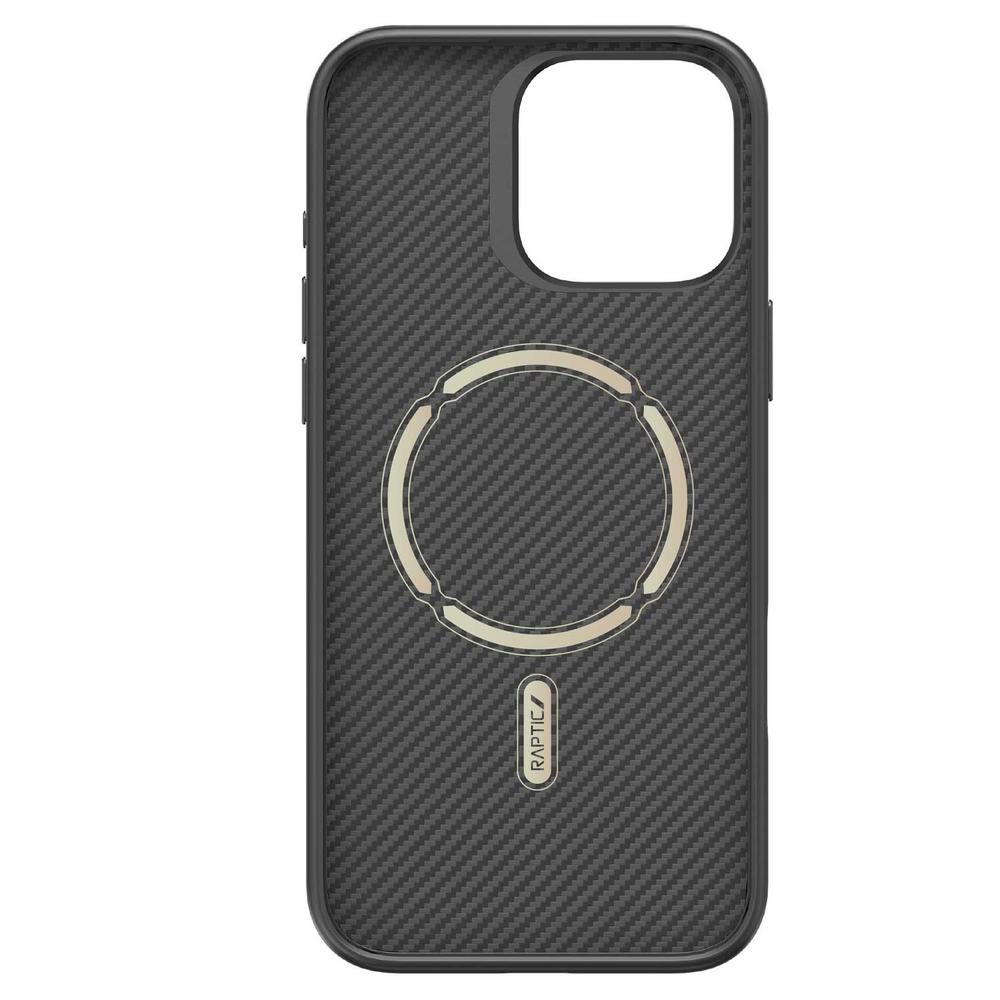 Foto 5 pulgar | . Funda Raptic Aramid Para Iphone 16 Pro Max Negra Compatible Con Magsafe