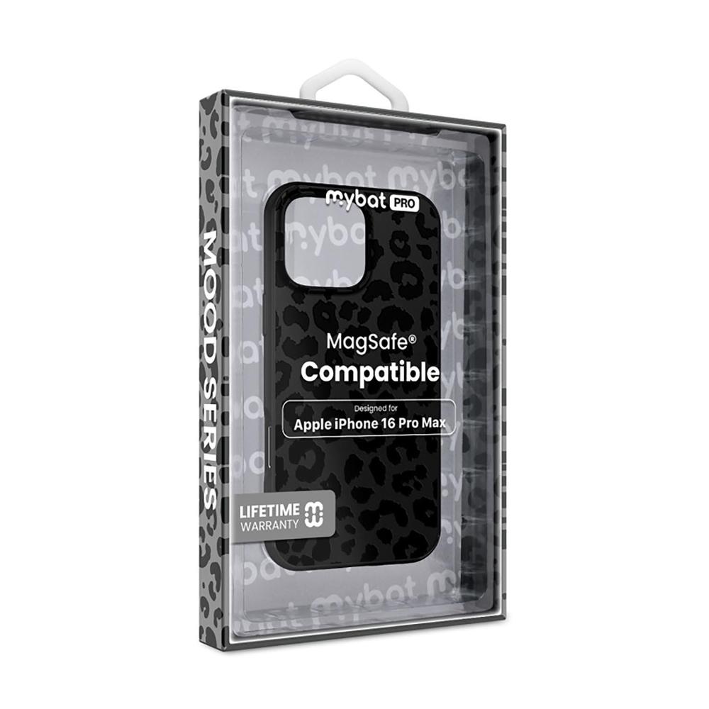 Foto 3 pulgar | . Funda Mybat Mood Con Magsafe Para Iphone 16 Pro Max - Negro Leopardo