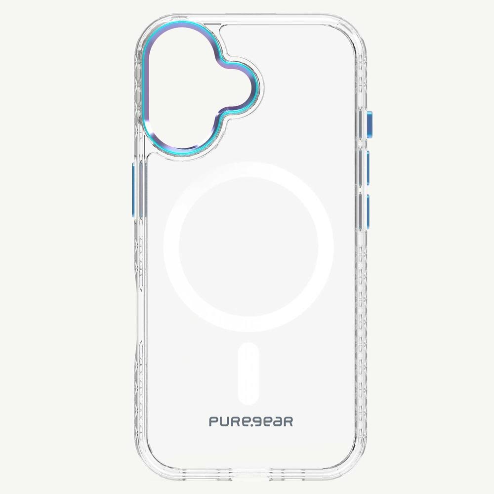 Foto 3 pulgar | . Funda Puregear Slimshell Plus Mag Para Iphone 16 Plus Transp Tornasol Compatible Con Magsafe