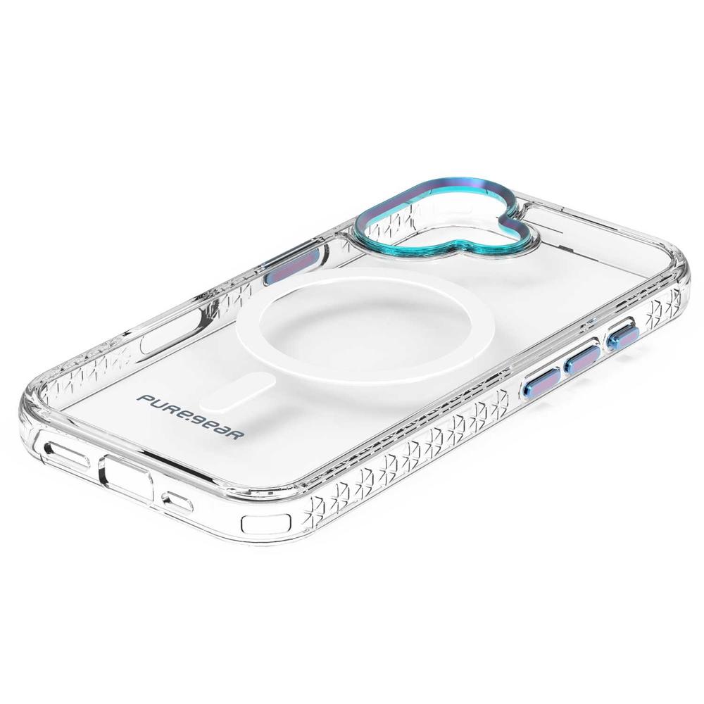 Foto 4 pulgar | . Funda Puregear Slimshell Plus Mag Para Iphone 16 Plus Transp Tornasol Compatible Con Magsafe