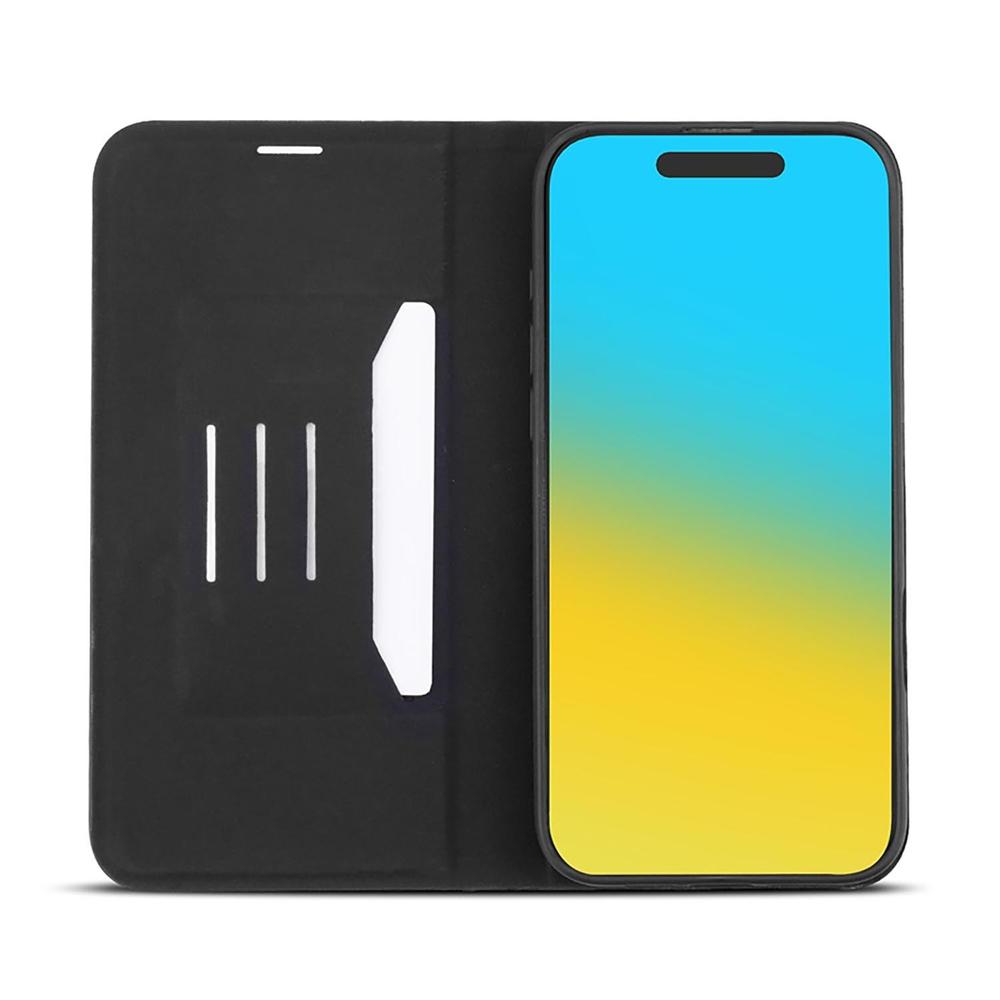 Foto 4 pulgar | . Funda Mybat Cartera Para Iphone 16 Pro Max Negra Wallet Case