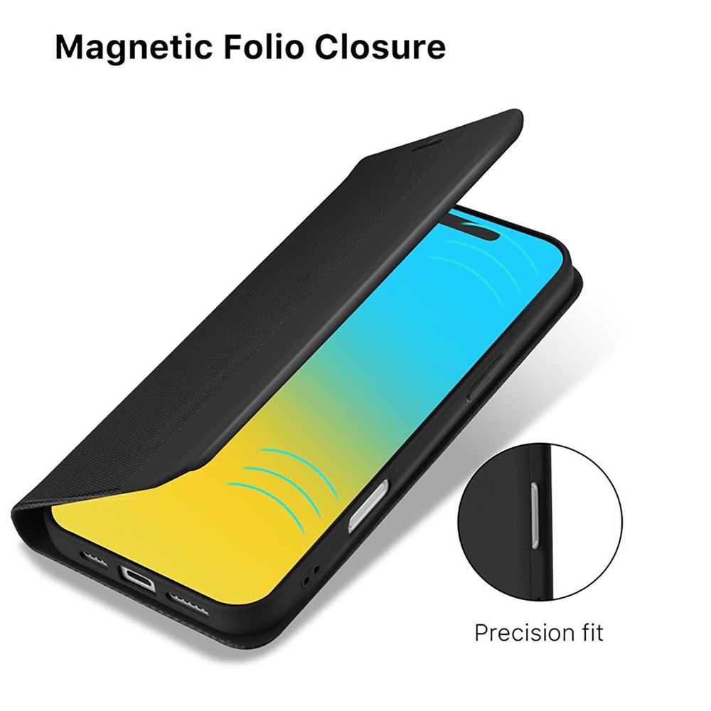 Foto 5 pulgar | . Funda Mybat Cartera Para Iphone 16 Pro Max Negra Wallet Case
