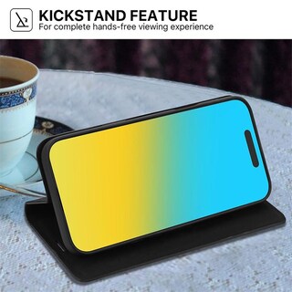 Foto 6 | . Funda Mybat Cartera Para Iphone 16 Pro Max Negra Wallet Case