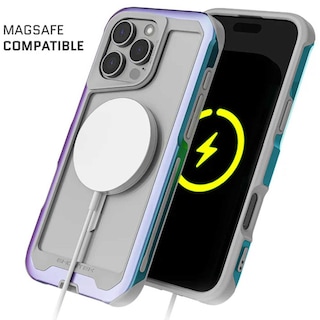Foto 4 | Funda Ghostek Atomic para iPhone 16 Pro Max Aluminio Prismatic Transp Magsafe