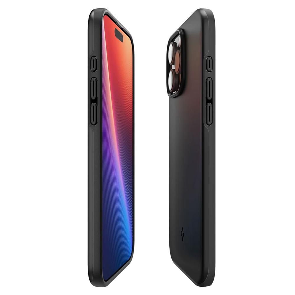 Foto 4 pulgar | . Funda Spigen Thin Fit Mag Para Iphone 16 Negra