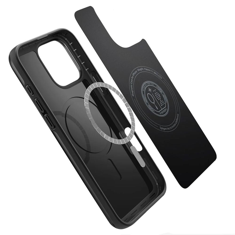 Foto 5 pulgar | . Funda Spigen Thin Fit Mag Para Iphone 16 Negra