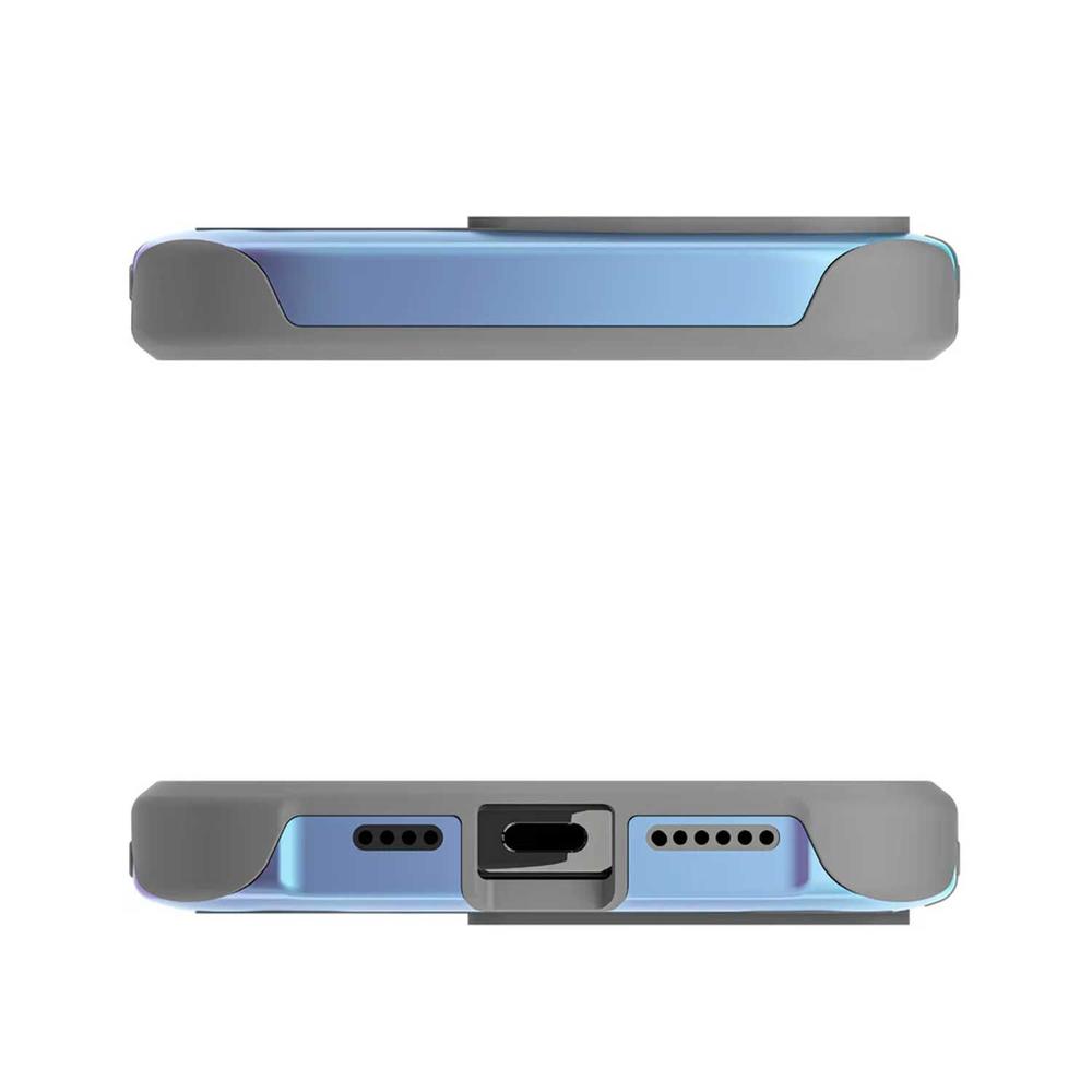 Foto 9 pulgar | Funda Ghostek Atomic para iPhone 16 Pro Aluminio Prismatic Transp Magsafe