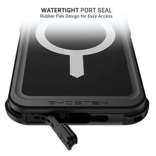 Foto 4 | . Funda Ghostek Nautical Clip Para Iphone 16 Pro Negra Magsafe Contra Agua