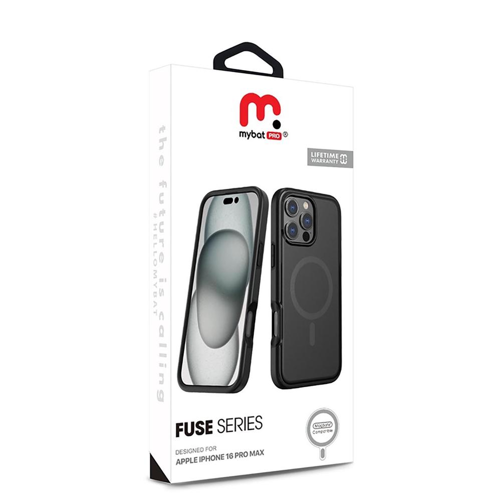 Foto 4 pulgar | Funda Mybat Fuse con Magsafe para iPhone 16 Pro Max Negra