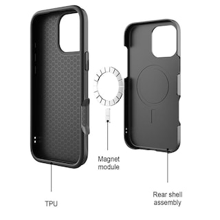Foto 4 | Funda Mybat Fuse con Magsafe para iPhone 16 Pro Max Negra