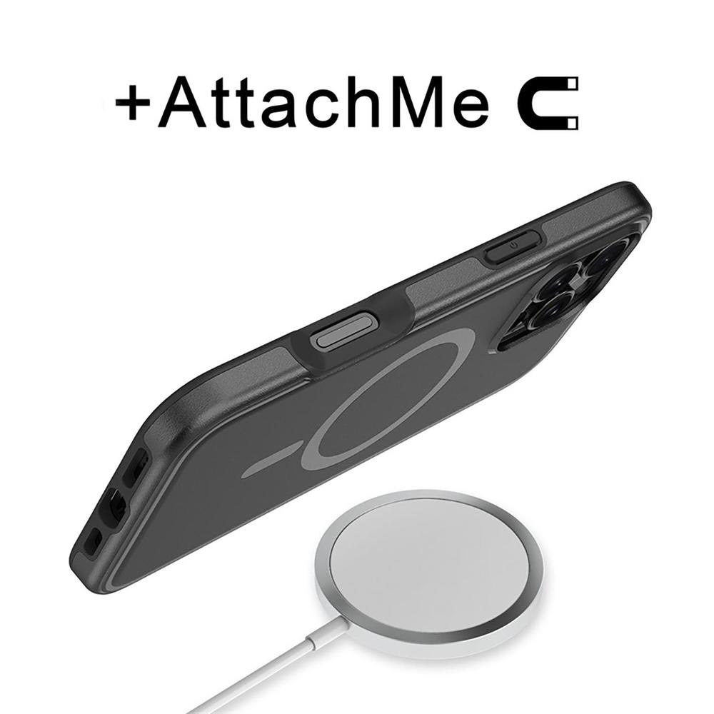 Foto 6 pulgar | Funda Mybat Fuse con Magsafe para iPhone 16 Pro Max Negra