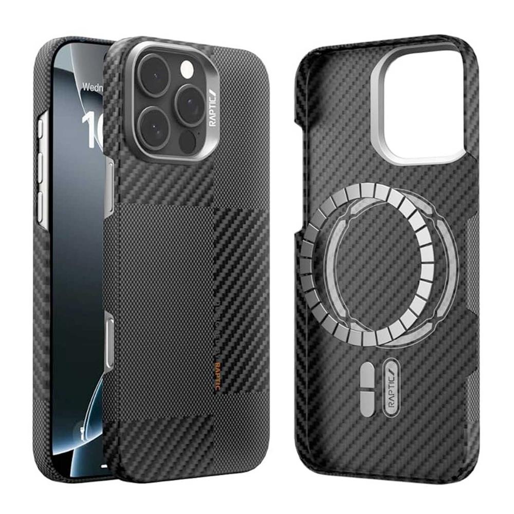 Foto 6 pulgar | . Funda Raptic Aramid Croxx Para Iphone 16 Pro Max Negra Compatible Con Magsafe
