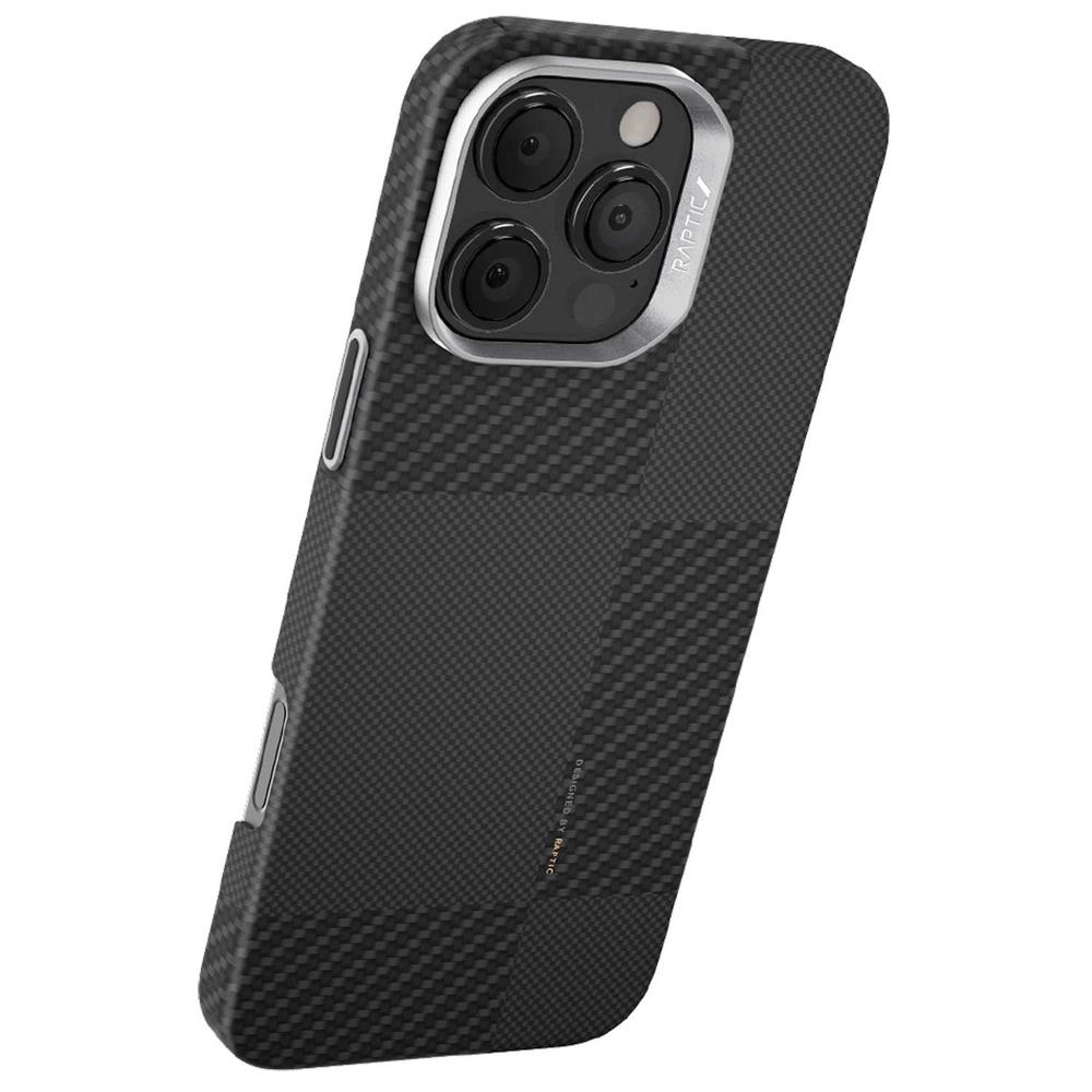Foto 8 pulgar | . Funda Raptic Aramid Croxx Para Iphone 16 Pro Max Negra Compatible Con Magsafe