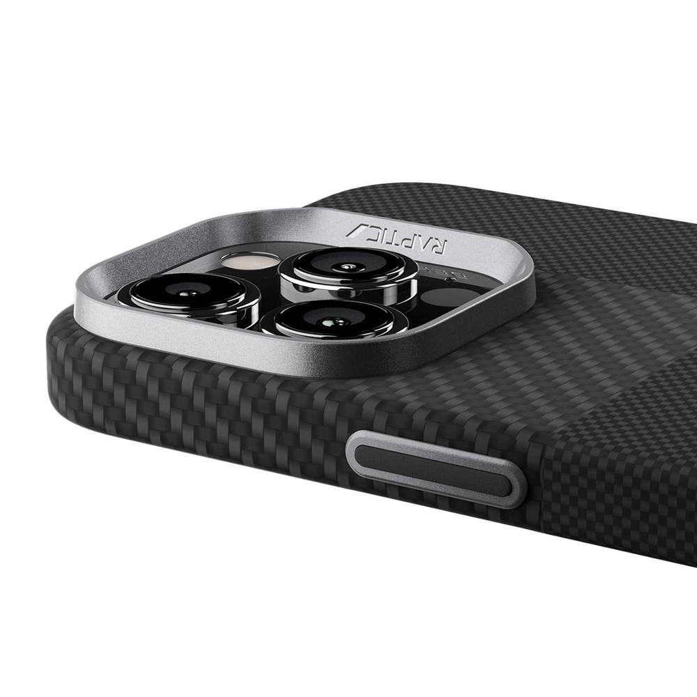 Foto 9 pulgar | . Funda Raptic Aramid Croxx Para Iphone 16 Pro Max Negra Compatible Con Magsafe