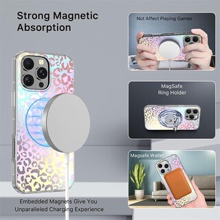 Foto 5 | . Funda Mybat Mood Con Magsafe Para Iphone 16 Pro Max - Holog Leopardo