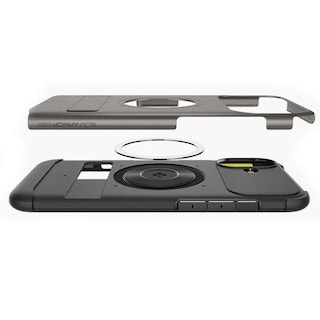 Foto 6 | . Funda Spigen Slim Armor Magfit Para Iphone 16 Plus Gunmetal