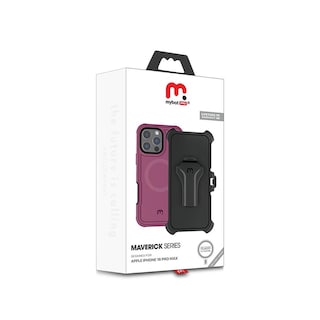 Foto 2 | . Funda Mybat Maverick Magsafe Clip Para Iphone 16 Pro Max - Ciruelo Con Mica